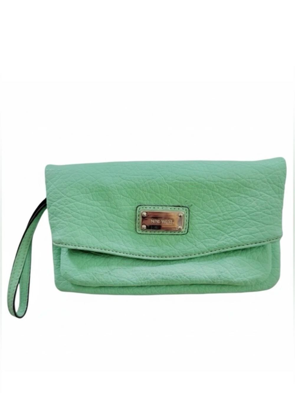 Nine West Mint Green Convertible Purse Crossbody/Clutch/Wristlet